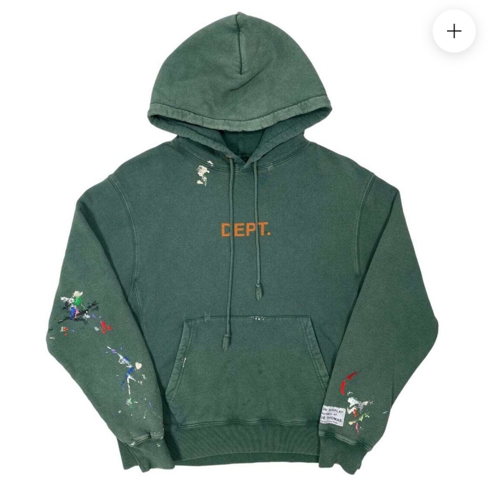 Gallery Dept. Center Logo Hoodie Painted